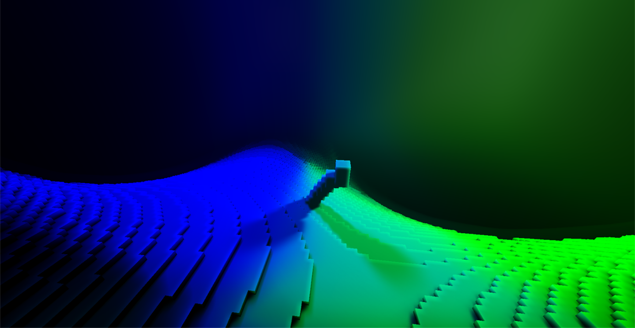 Cone tracing cellular automata GI